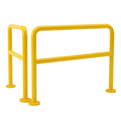 Отбойник металлический двухярусный 10044